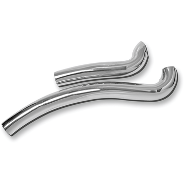 BASSANI XHAUST Sweeper Heat Shields Chrome HSXLFF12