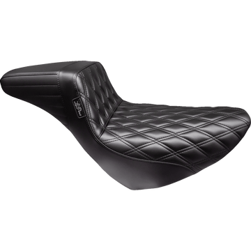 LE PERA Kickflip Daddy Long Legs Low Rider Seat Double Diamond Black FL/FX '18-'24 LYR590DLDD