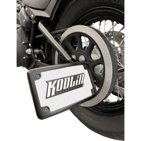 KODLIN USA License Plate Bracket M8 Softail Black