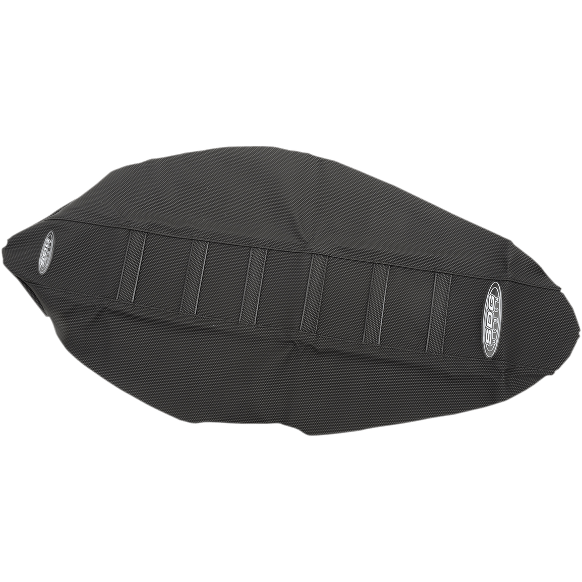 SDG 6-Ribbed Seat Cover Black Ribs/Black Top/Black Sides