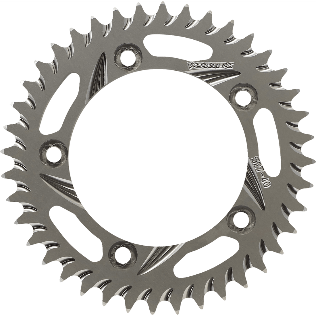 VORTEX Aluminum Sprocket Silver Rear 40 Tooth