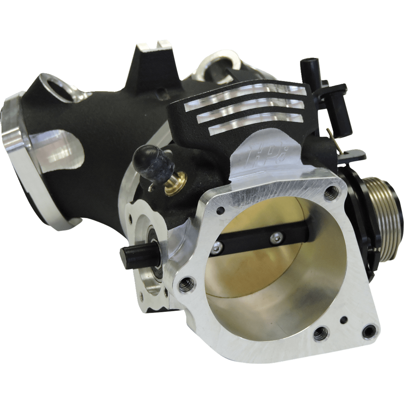 HORSEPOWER, INC Big Bore Throttle Body Black 55 mm Twin Cam HPI55D118B