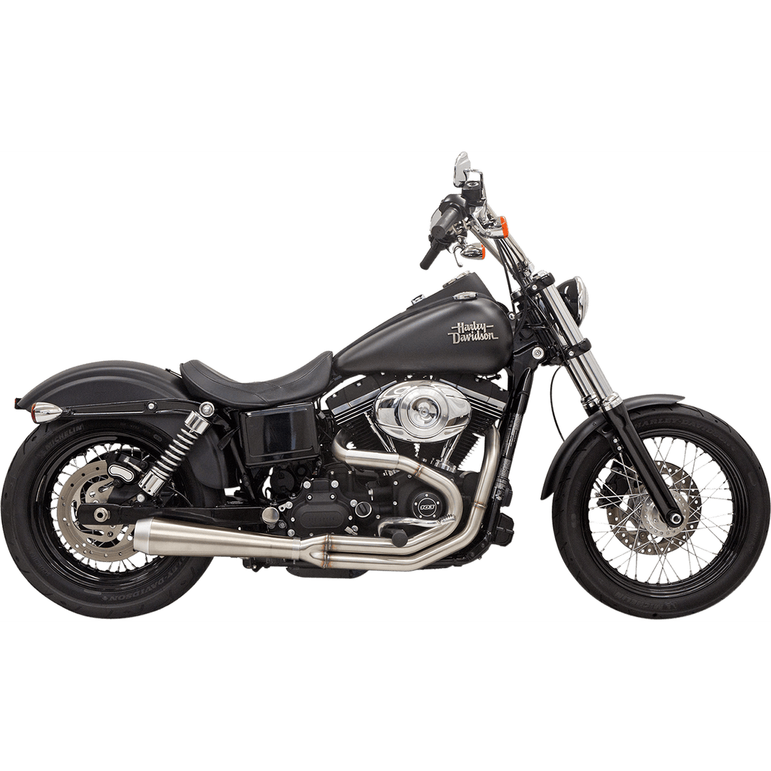 BASSANI XHAUST Road Rage 3 Exhaust Stainless '91-'17 Dyna 1D1SS