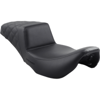 SADDLEMEN Step-Up Seat Rear Lattice Stitch Black 89706173