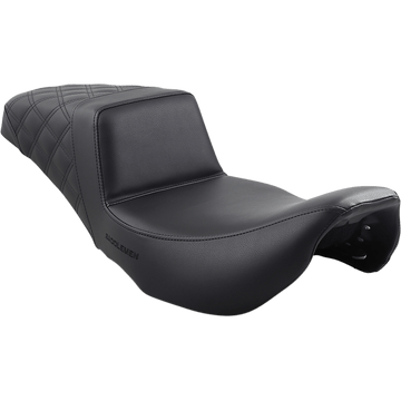 SADDLEMEN Step-Up Seat Rear Lattice Stitch Black 89706173