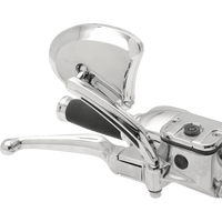 DRAG SPECIALTIES Touring Mirror Short Stem