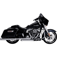 VANCE & HINES Dresser Duals Header System Chrome 17351