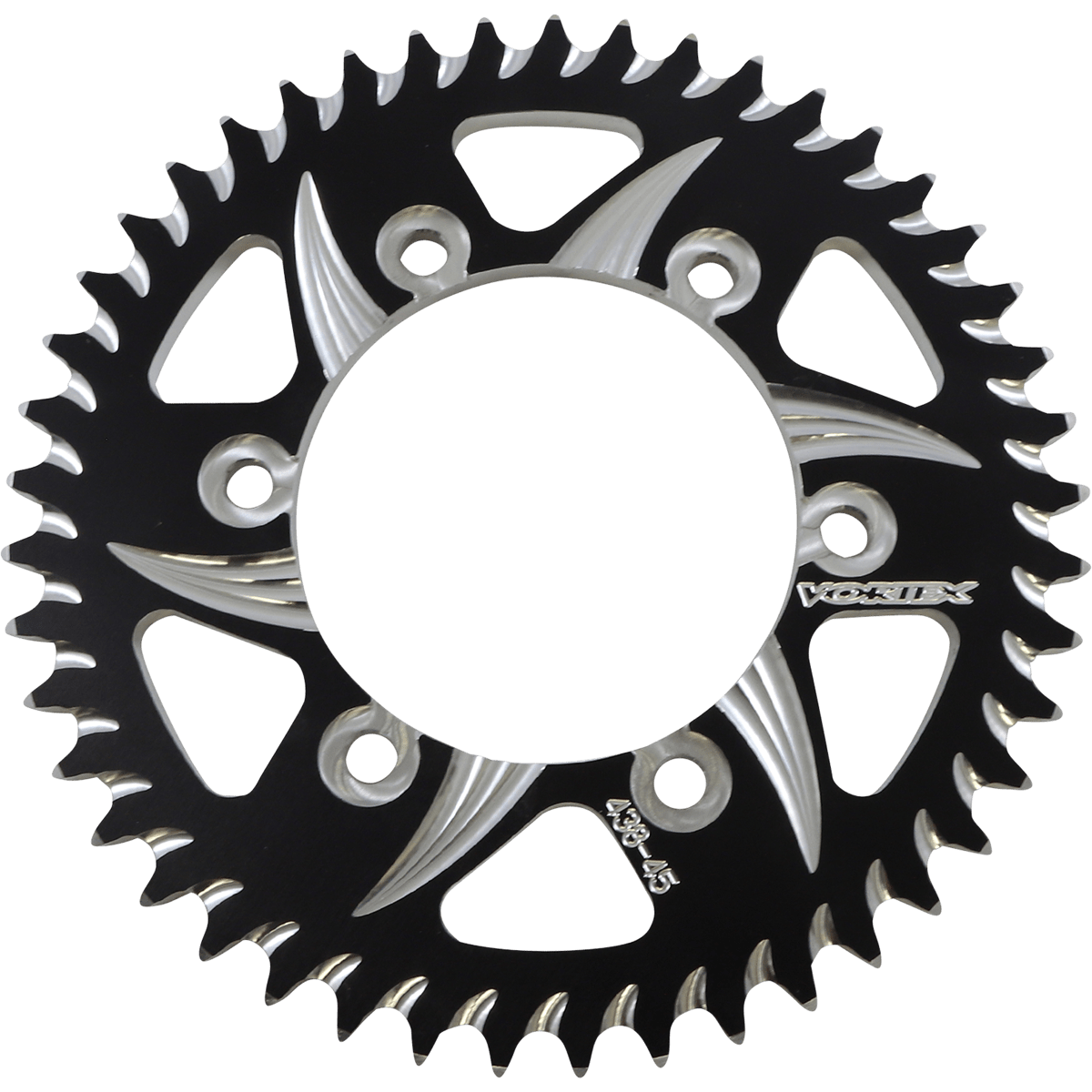 VORTEX CAT5 Sprocket Black 45 Tooth 438ZK45