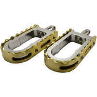 LA CHOPPERS BMX Footpegs Chrome/Brass LA720502