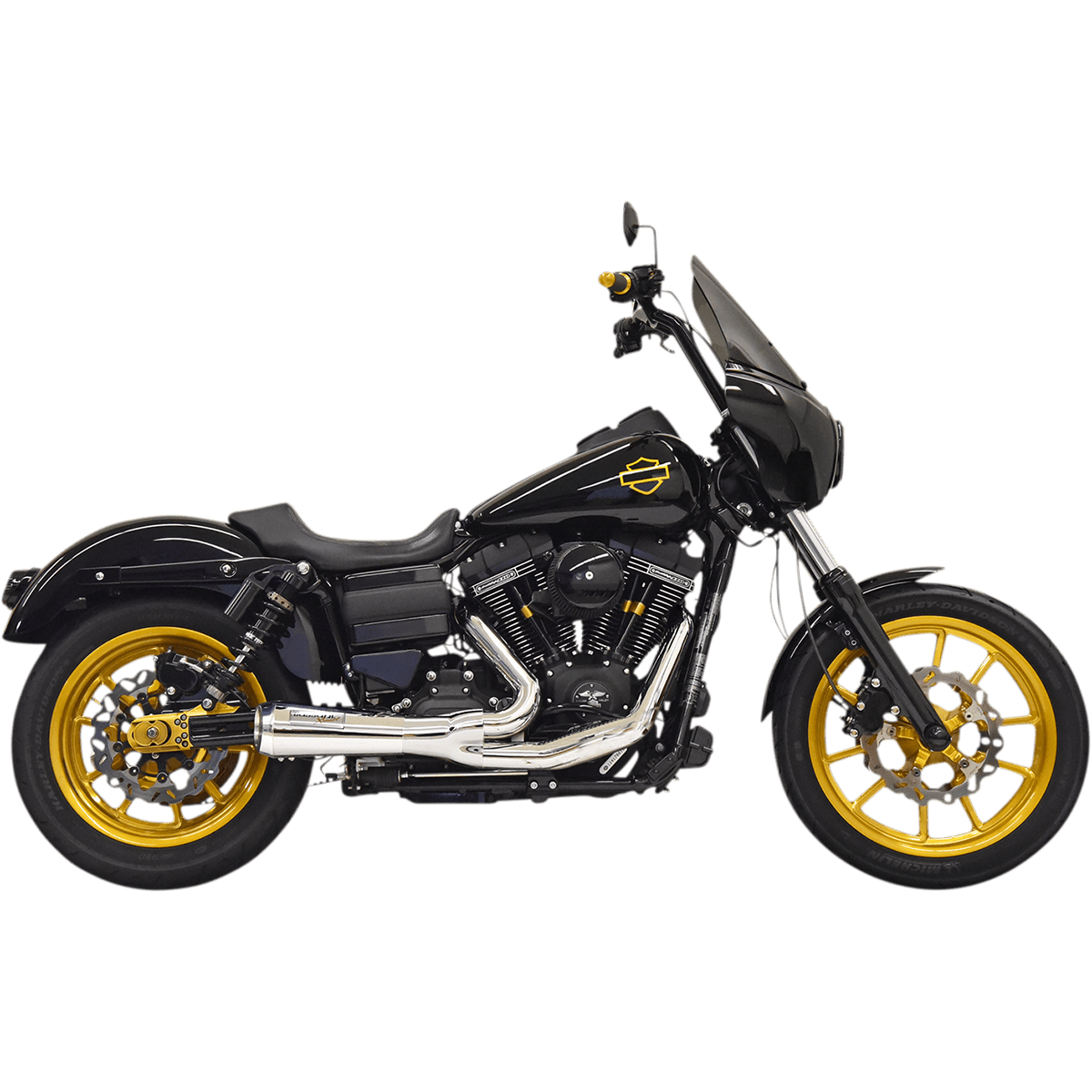 BASSANI XHAUST Ripper 2:1 Exhaust System Chrome 1D6C