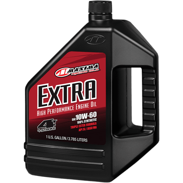 MAXIMA RACING OIL Extra Synthetic 4T Oil 10W60 1 US gal 30309128