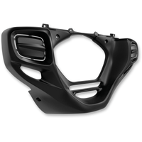 SHOW CHROME Lower Cowls Black Rectangular 52908BK