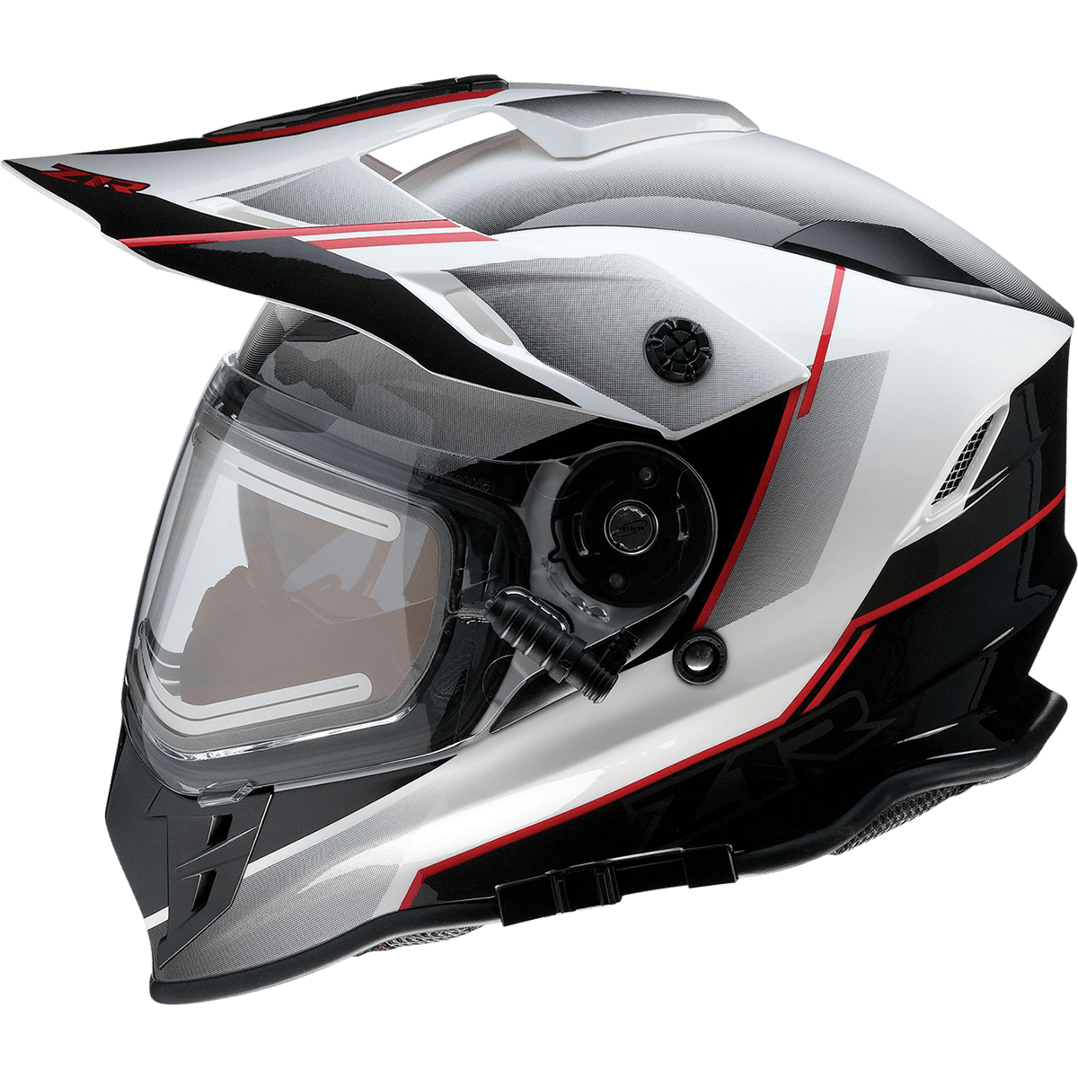 Z1R Range Helmet Bladestorm Black/Red/White Medium