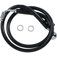 DRAG SPECIALTIES Brake Line +6" Black '18-'21 Softail