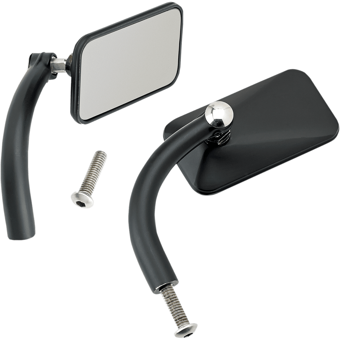 BILTWELL Rectangular Mirrors Black 6502200102