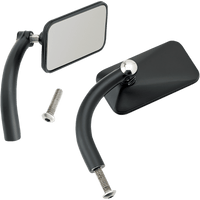 BILTWELL Rectangular Mirrors Black 6502200102