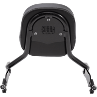 COBRA Detachable Backrest Black Short Chieftain 5022205B