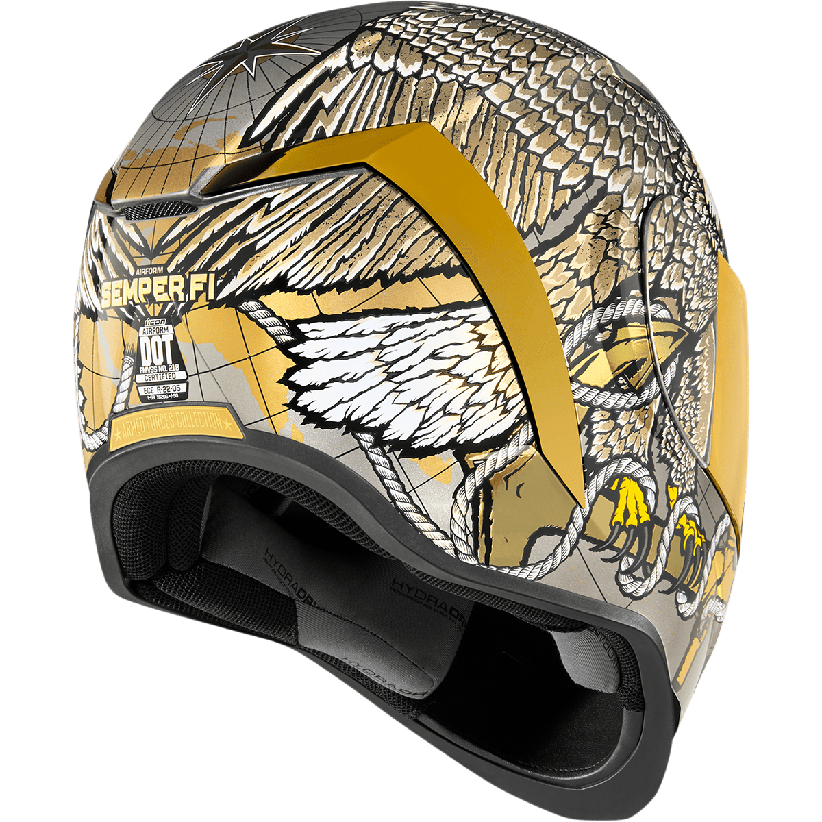 ICON Airform™ Helmet Semper Fi Gold Large