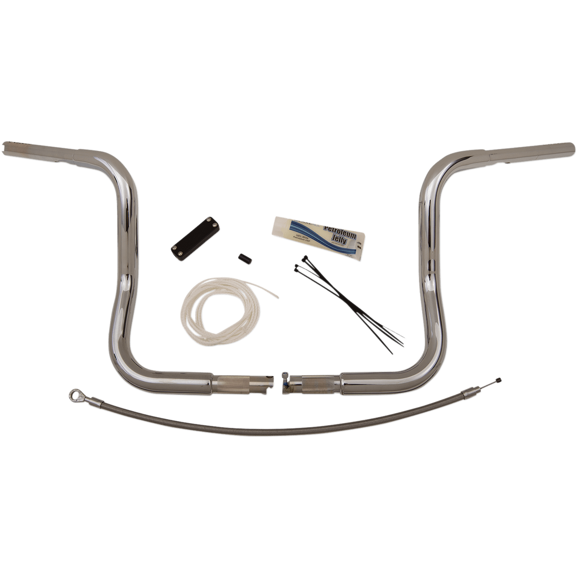 FAT BAGGERS INC. Handlebar Kit Rounded Top 12" Chrome 909412