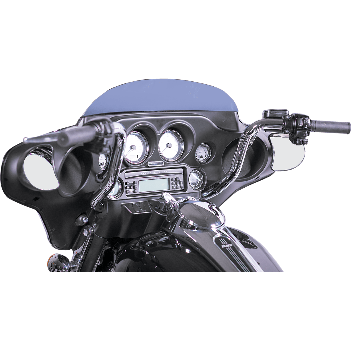 FAT BAGGERS INC. Handlebar Rounded Top 12" Chrome 903012