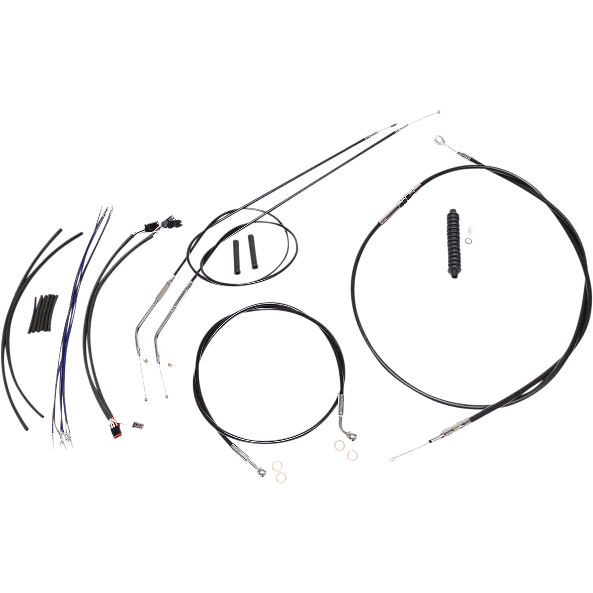 MAGNUM SHIELDING Control Cable Kit XR Black/Chrome 489662