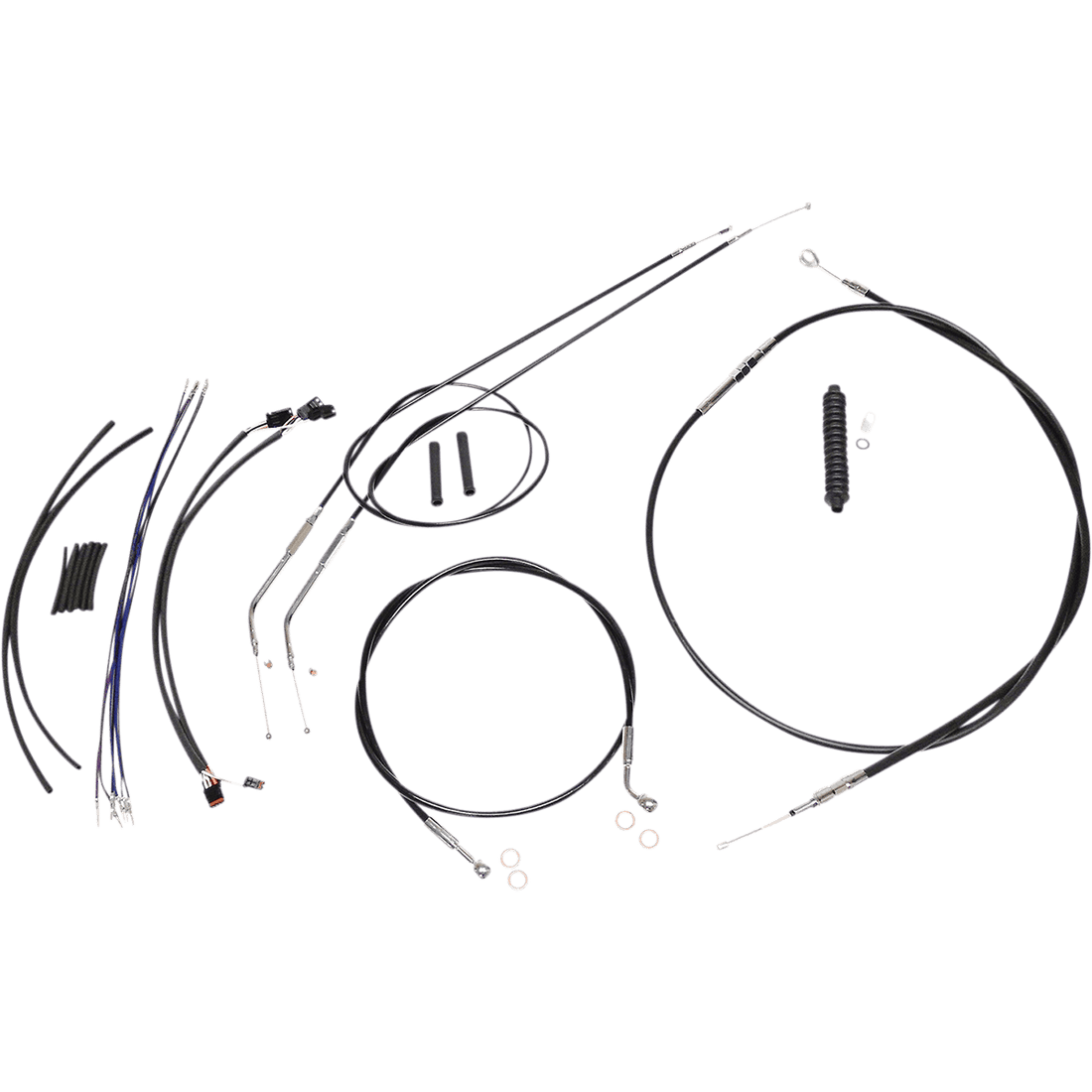 MAGNUM SHIELDING Control Cable Kit XR Black/Chrome 489662