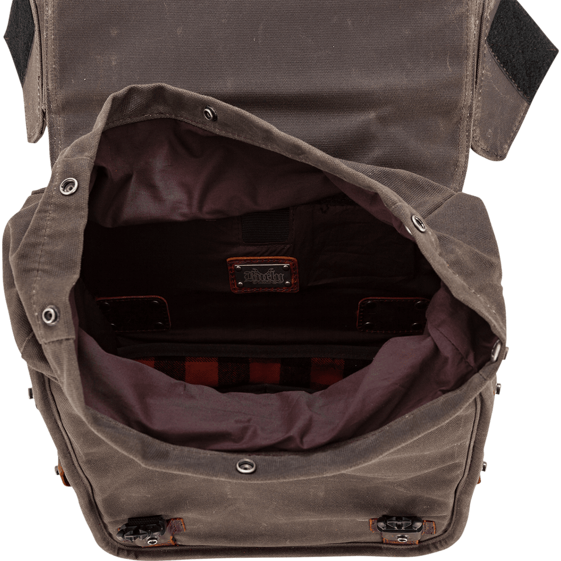 BURLY BRAND Throw-Over Saddlebag Dark Oak B151002D