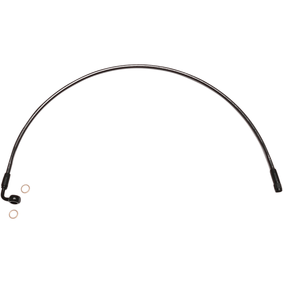 MAGNUM SHIELDING Brake Line 12mm-90° 22" Black Pearl AS478022