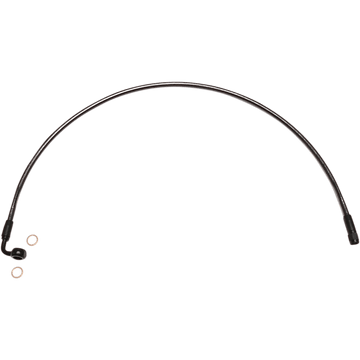 MAGNUM SHIELDING Brake Line 12mm-90° 22" Black Pearl AS478022