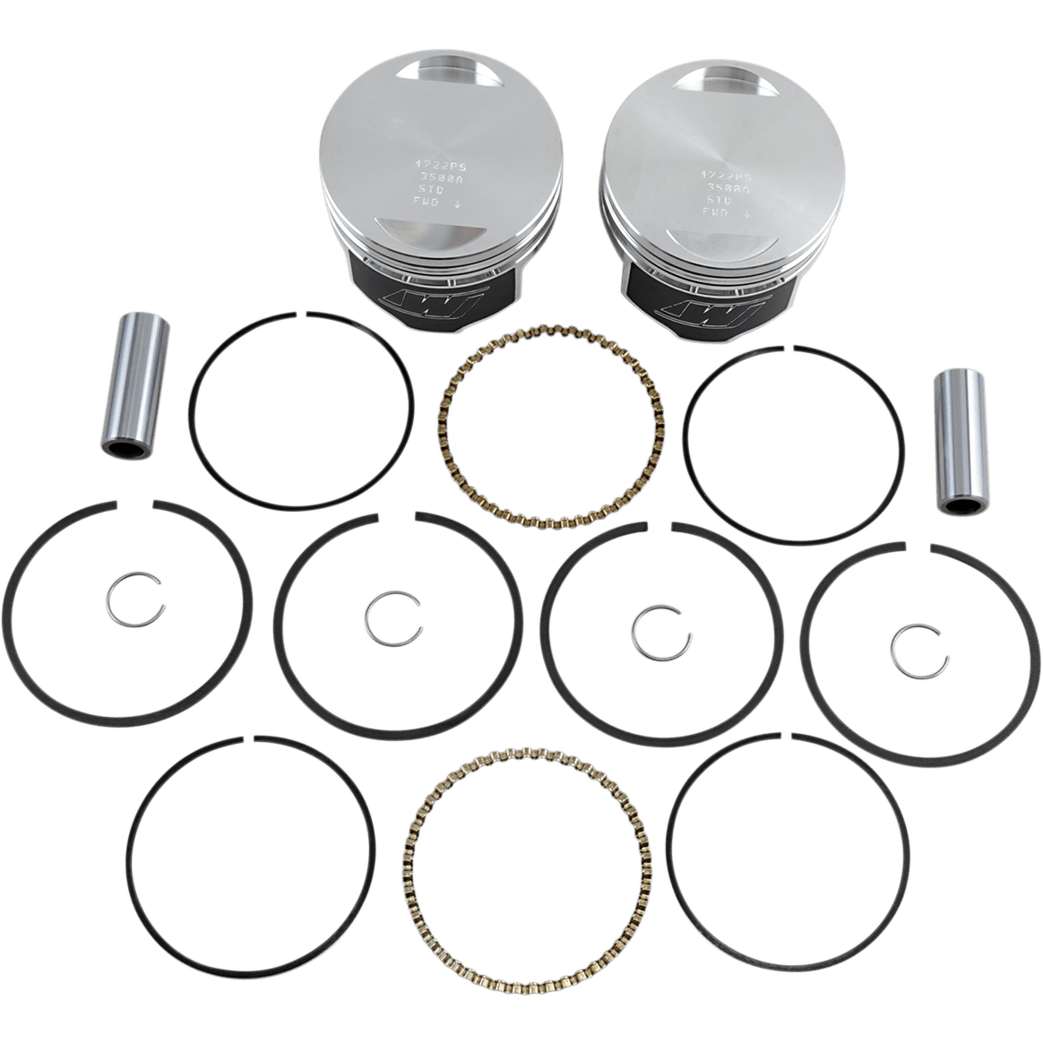 WISECO Piston Kit Standard Evolution Big Twin 1340 cc