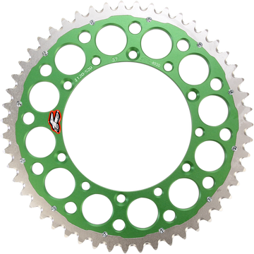 RENTHAL Twinring™ Rear Sprocket 51 Tooth Green 112052051GPGN