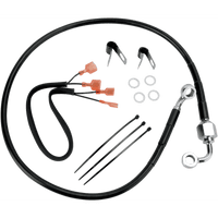 DRAG SPECIALTIES Brake Line Rear Black