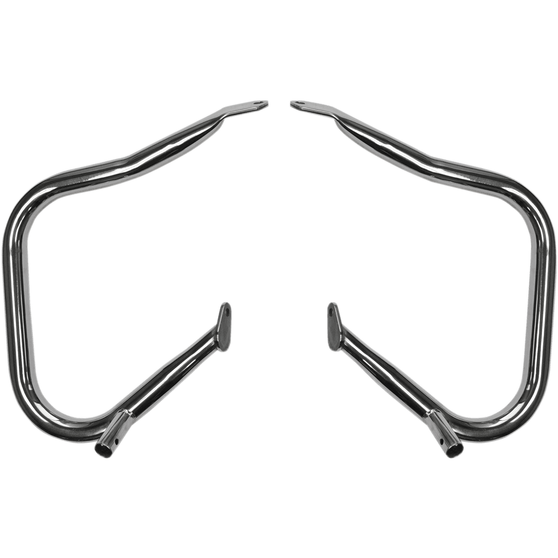 DRAG SPECIALTIES Rear Saddlebag Bars Chrome Touring