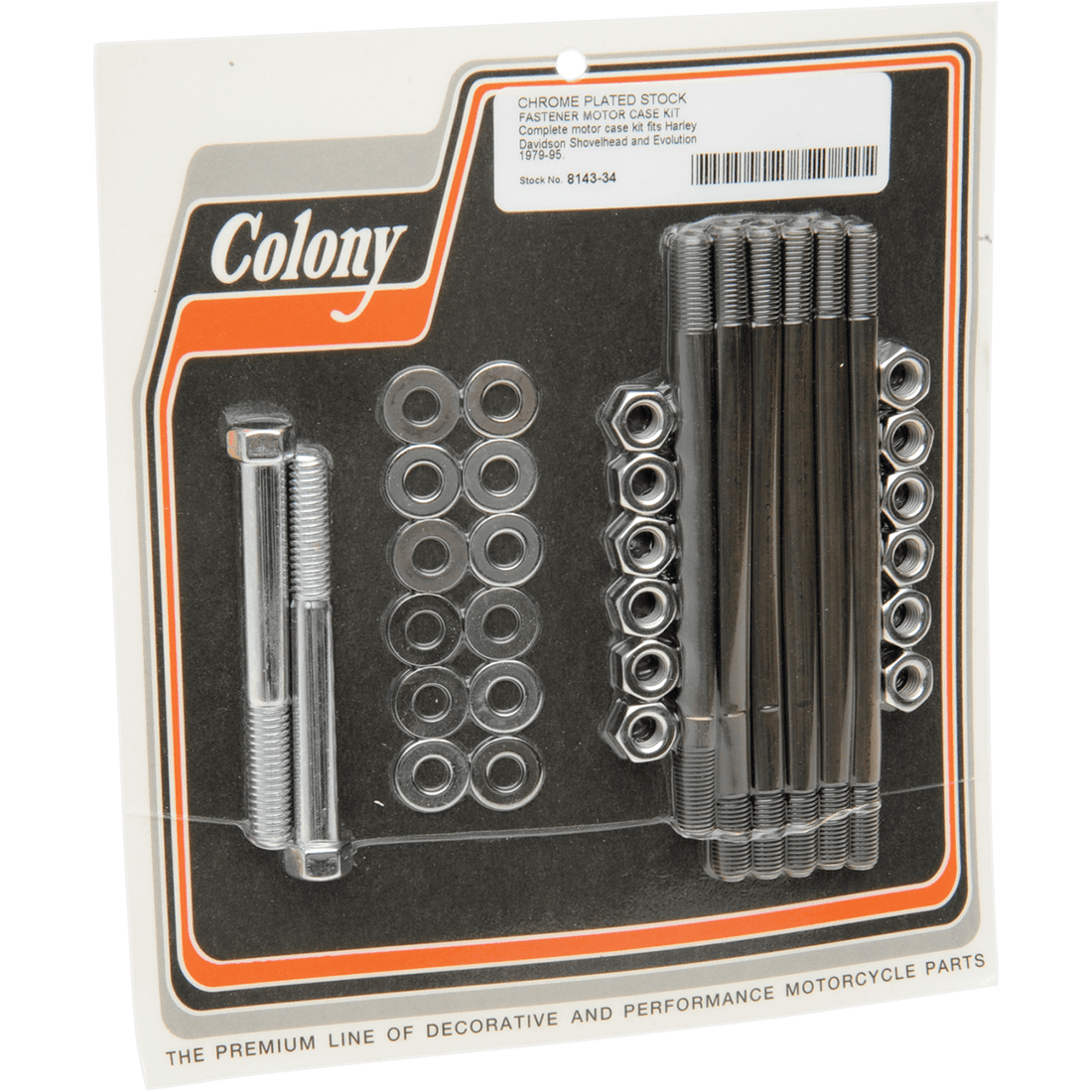 COLONY Studs Motor Case Big Twin