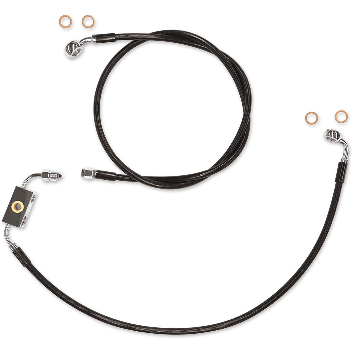 MAGNUM SHIELDING Brake Line Kit XR Black SBC131634