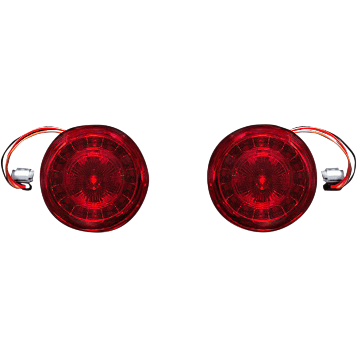 CUSTOM DYNAMICS Rear Turn Signal Insert JAE Bases Red PBRRJAE