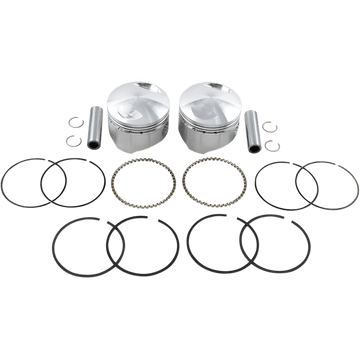 WISECO Piston Kit +0.020" 80" Big Twin 1340 cc