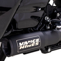 VANCE & HINES Hi-Output RR Exhaust System Matte Black 47321