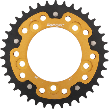 SUPERSPROX Stealth Rear Sprocket 38 Tooth Gold Ducati