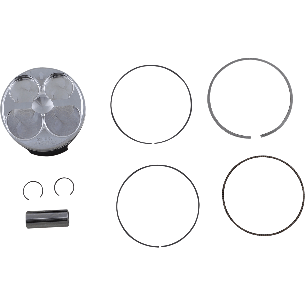 WOSSNER Piston Kit 76.97 mm Yamaha