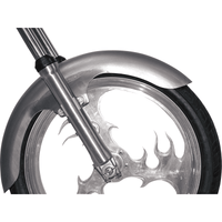 RUSS WERNIMONT DESIGNS Long Flared Front Fender For 90/90-21 Wheel 4.5" W x 37.5" L RWDCW45L