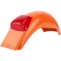 POLISPORT Fender Rear Enduro Pumpkin Orange 8555700001