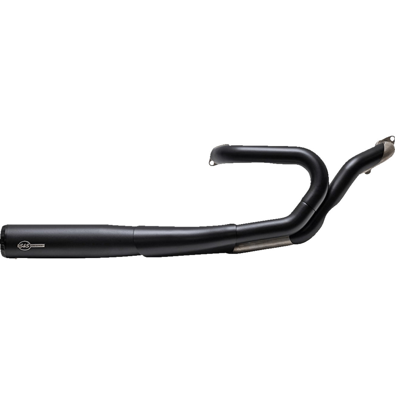 S&S CYCLE 2-into-1 Grand National Exhaust System Black Race Only 4111266R