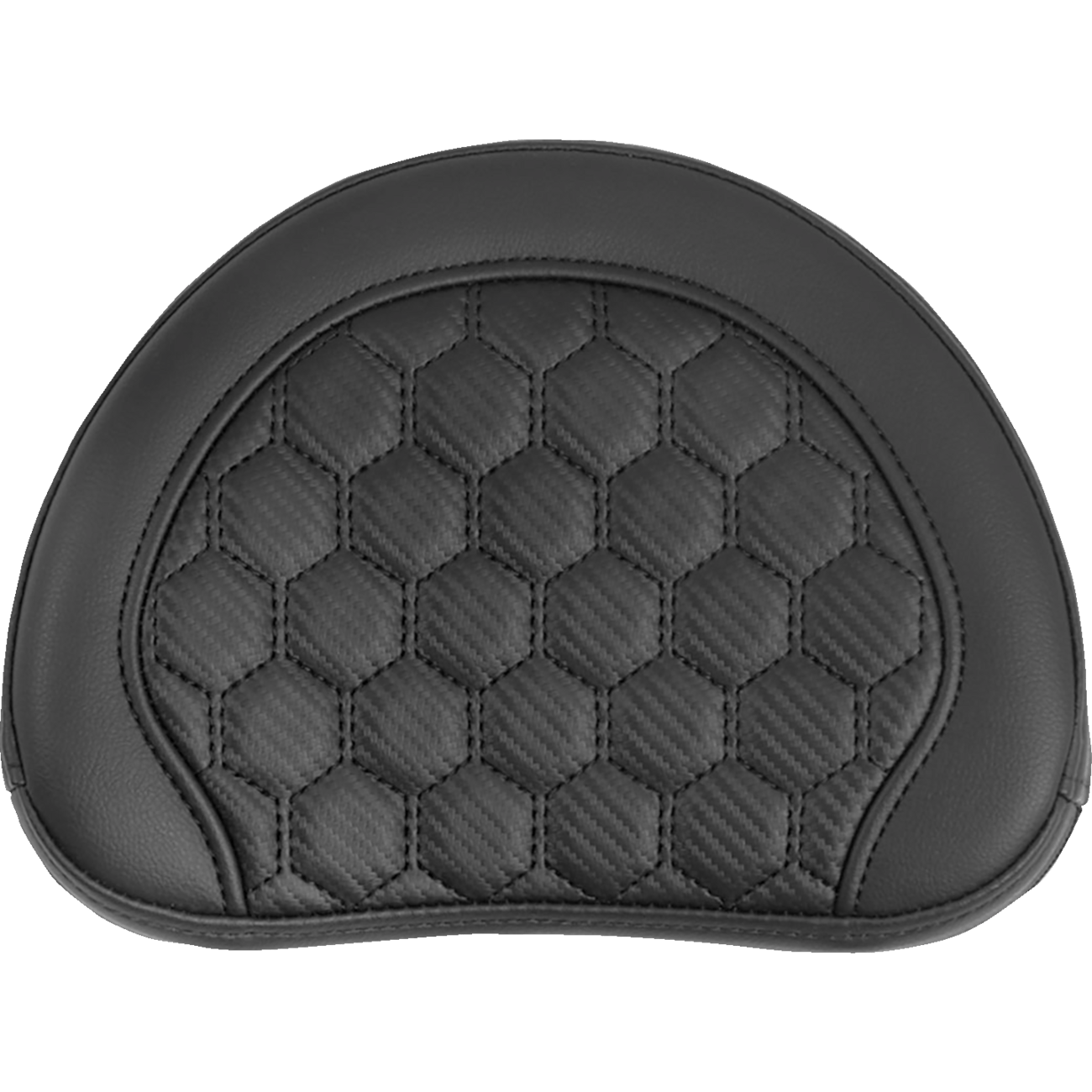 SADDLEMEN RoadSofa™ Sissy Bar Pad Honeycomb Black Stitching 051349