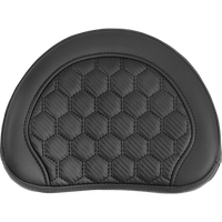 SADDLEMEN RoadSofa™ Sissy Bar Pad Honeycomb Black Stitching 051349