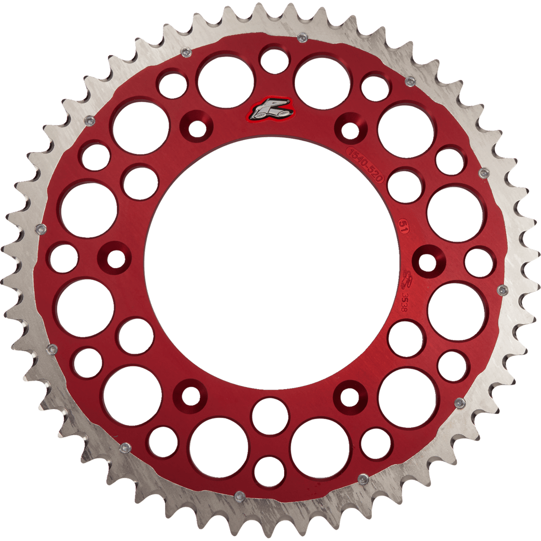 RENTHAL Twinring™ Rear Sprocket 51 Tooth Red 154052051GPRD