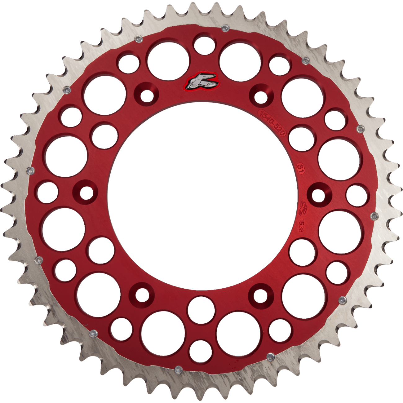 RENTHAL Twinring™ Rear Sprocket 51 Tooth Red 154052051GPRD