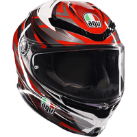 AGV K6 S Helmet Reeval White/Red/Gray Small 2118395002023S