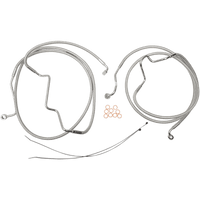 MAGNUM SHIELDING Brake Line Polished Stainless AS57016