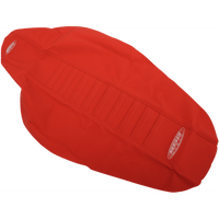 SDG Pleated Seat Cover Red Top/Red Sides